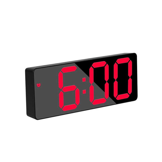 Bewildely Despertador Digital electrónico mañana despertar temperatura pantalla termómetro Snooze fecha ajustable calendario hogar Accesorios para electrodomésticos Tipo 8 Bewildely HA072900-08