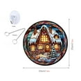 thumbnail image 3 of RYRDWP Halloween Pumpkin Stained Glass Window Hanging Decoration, 3 of 4