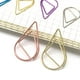 thumbnail image 1 of 140 Piezas Clips de Papel Dorados Clips de Papel en Forma de Gota de Acero Inoxidable Medianos en Forma de Lágrima para Suministros Escolares de Oficina Invitaciones de Boda Scrapbooking Boo, 1 of 5