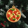 thumbnail image 6 of Clearance Christmas Decoration! Christmas Decorations Christmas Pizza Decorative Pendant Made Of Suitable For Christmas Tree Doors And Fireplaces Christmas Gift, 6 of 6