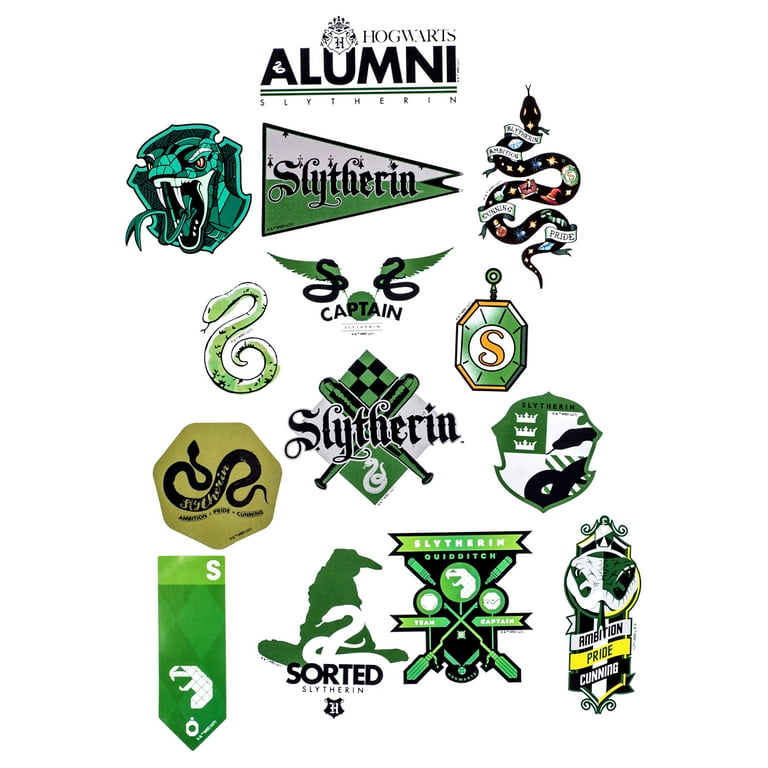 Harry Potter™ Slytherin Set of 50 Decals - Con*Quest™ Journals