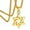 02. Gold Plated, variant on Bestyle Jewish Star of David Necklace Hexagram Pendant Necklace Stainless Steel Jewelry Gifts for Men Boyfriend Dad Father - Black