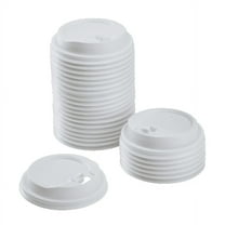 Karat 10-24oz Enclosure Lids - White (90mm) - 1,000 ct
