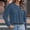 Navy, variant on UTSJKR Womens Tops Dressy Solid Casual Pleated Crew Neck Long Sleeve Shirts Office Work Chiffon Blouses Hot Pink XXL