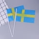 thumbnail image 4 of 50 Uds., Pequeña bandera de Suecia de mano en palo, banderas de países del mundo internacional, banderas, decoración de fiestas, 4 of 4