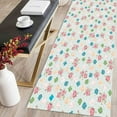 thumbnail image 4 of Pink Flower Rug, Modern Rug, Soft Tones Rug, Salon Rug, Salon Decor Rug, Living Room Rug, Housewarming Gift, Corridor Rug, Salon Soft Rug, 3.9'x5.9' - 120x180 cm, 4 of 8