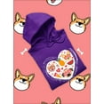 thumbnail image 3 of Valentine's Day Pets Love Hoodie Women -Image by Shutterstock, Female Large, 3 of 4