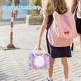 thumbnail image 5 of For iPad mini 1 2 3 4 5 Case, Soft Silicone Drop Protection Rotating Kickstand with Shoulder Strap Pencil Holder Kids Friendly Lightweight Case for iPad mini 5th 4th 3rd 2nd 1st Gen 7.9", Purple, 5 of 6