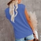 thumbnail image 4 of Camiseta sin mangas con cuello redondo,Camiseta sin mangas con cuello redondo para mujer Camiseta sin mangas con encaje sin mangas construida para durar, 4 of 8