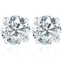 Pompeii 1 1/10Ct Diamond Studs 14K White Gold (H-I,I1-I2)