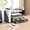 Black, variant on Desk File Organizer, 2 Tier Stackable Desktop Paper Letter Tray with Handle, Office Desk Accessories & Workspace Organizer, White, 1 Pack