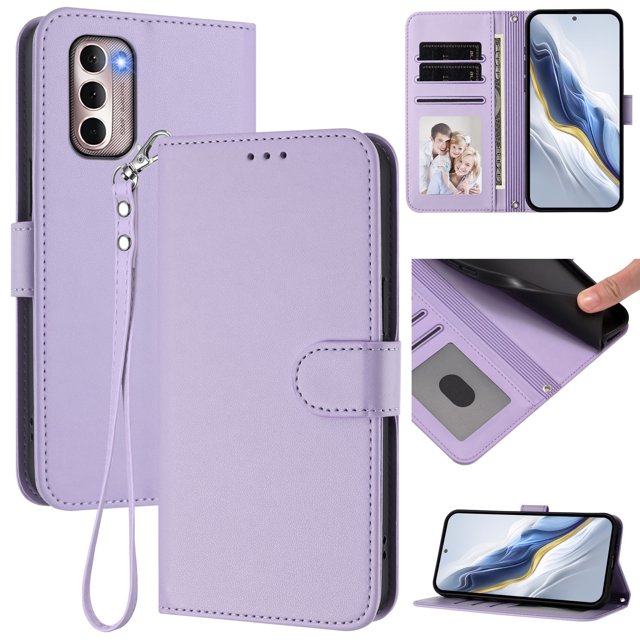 Funda Cartera GANGXUN para Motorola Moto G Stylus 2022 4G – Cierre Magnético, Protección RFID, Correa Desmontable, Compatible con Carga Inalámbrica