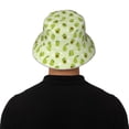 thumbnail image 5 of Honeii Avocado With Leaf And Flower for Unisex Bucket Hat Waterproof Rain Hat Reversible Shiny Rave Bucket Hat for Concert Festival Boonie Cap, 5 of 6