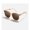Comprehensive Spring Hinge, variant on Fashionable Retro Folding Sunglasses for Sun Protection, Box Style with Resin Frame and Lenses, Class 2 Transmission, Jazz Black, Deep Sky Green, Gradual Blue