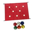 thumbnail image 5 of JWQFBC Hole Tarp Kindergarten Coordination Playing Children Cooperative Play Preschool Red, 5 of 9