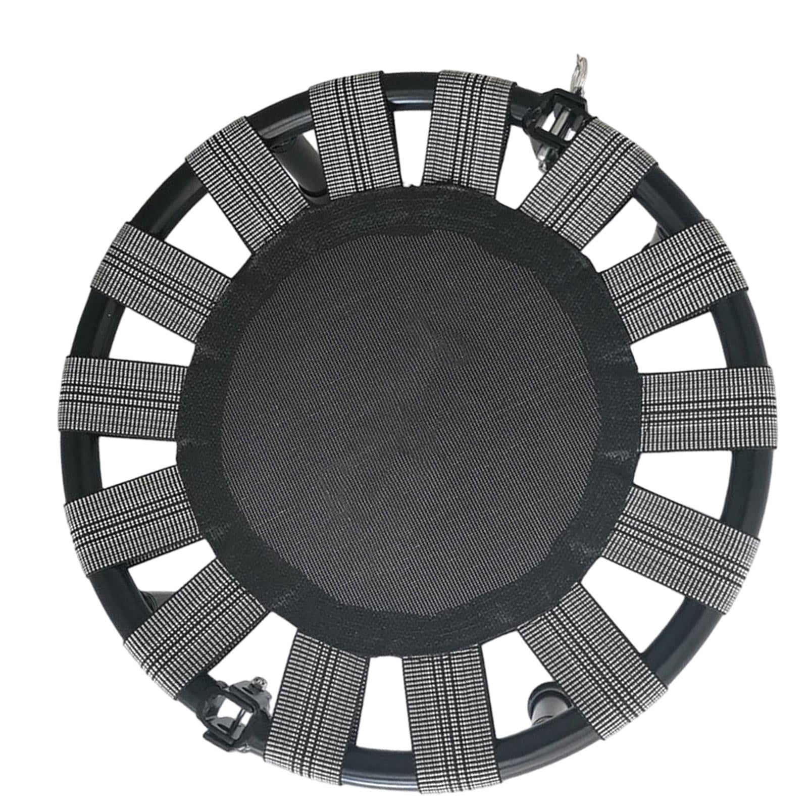 harayaa Mini Trampoline Folding Trampoline with Rubber Foot Pads Round Trampoline Jumping Bed for Birthday Gifts Fitness Workout Yard
