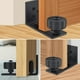 thumbnail image 3 of Juego de 2 rieles para piso, rieles para piso para puertas corredizas de madera, rieles para piso ajustables con 8 opciones de configuración para puertas corredizas de madera, puertas de granero,, 3 of 5