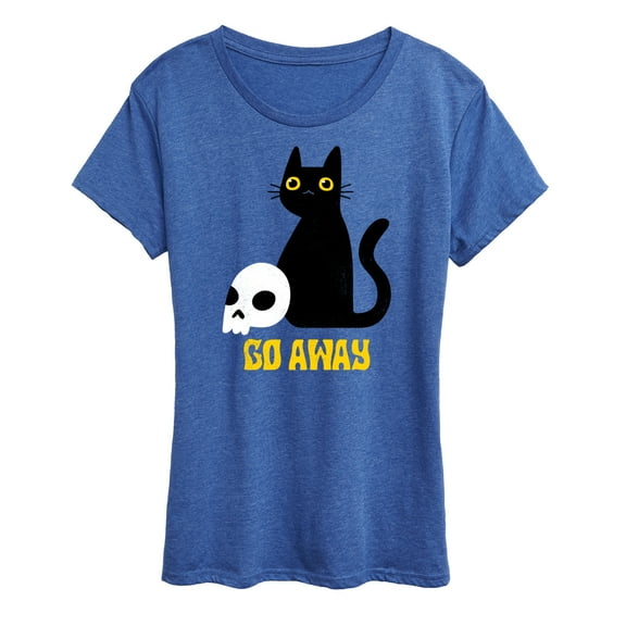Instant Message - Cat Lovers - Go Away - Women's Short Sleeve Graphic T-Shirt