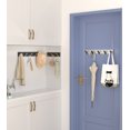 thumbnail image 5 of SHANNA Folding Coat Hooks Invisible Wall Mounted 1/4/6 Folding Viscose Hooks Rack for Coats Hats Key Rack, 5 of 6