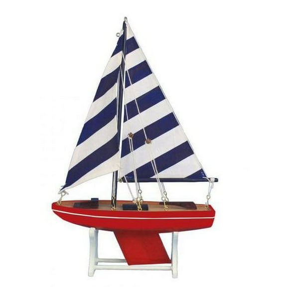 Handcrafted Nautical Decor It Floats Model Sailboat