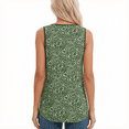 thumbnail image 4 of VOGRACE Trendy Pleated Square Neck Casual Summer Sleeveless Loose Fit Tunic Tank Tops for Women, 4 of 5