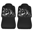 thumbnail image 5 of KAKALAD Horse Head 01 Car Accessories Seat Covers Set Vehicle Seat Covers Universal Front Seats Protector 2 Pcs, 5 of 9