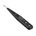 thumbnail image 2 of TOP! Digital Test Pencil Screwdriver Probe Light Voltage Tester Detector 12-220V Electrical Pen Voltmeter,Black, 2 of 4
