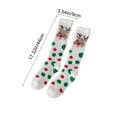 thumbnail image 3 of Gumesh Women's Fuzzy Christmas Socks , Thick Fleece Non-Slip Grip Bottom, Holiday Themed Crew Socks for Winter & Fall, 3 of 6