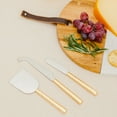 thumbnail image 2 of Weddingstar 3-Piece Gold Handled Cheese Knife Set, 2 of 3