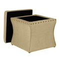 thumbnail image 5 of HomePop Pouf de Rangement Carré Rembourré avec Dessus Amovible, Suzani, 5 of 5