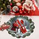 thumbnail image 1 of Ireezec Christmas Diatomite Placemat t Reusable Heat Resistant Washable Table Mats Holiday Dining Party Decoration Insulated Tabletop Protector for Festive Gatherings, 1 of 6