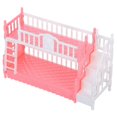 thumbnail image 2 of Pretend Play Double-deck Bed Prop Small Double-deck Bed Doll Bunk Bed Decoration Doll Furniture Accessory, 2 of 3