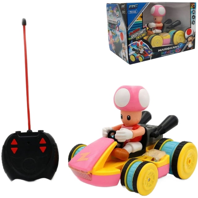 Mario Kart Racer Toys Games Mario Galaxy Kart Anti-Gravity RC Racer, Mario Kart Track Set & Toy Car, Mario Series Four Way Remote Control Stunt Car, Mario Collectibles RC Racer TV Movie Video Games