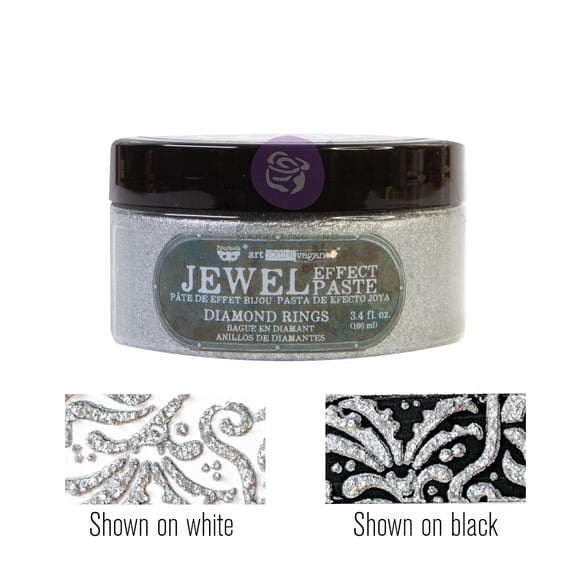 Prima Marketing Inc Art Extravagance - Jewel Texture Paste - Diamond Rings - 1 Jar, 100Ml 3.4 Fl Oz Upc 655350968748