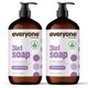 thumbnail image 1 of Everyone 3-in-1 Soap, Body Wash, Bubble Bath, Shampoo, 32 Ounce (Pack of 2), Vanilla and Lavender, Coconut Cleanser with Plant Extracts and Pure Essential Oils, 1 of 7