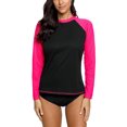 thumbnail image 1 of Women Long Sleeve Surfing Shirt Rashguard Swimwear, 1 of 4