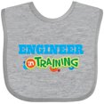 thumbnail image 3 of Inktastic Engineer in Training Boys or Girls Baby Bib, 3 of 4