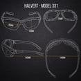 thumbnail image 3 of Gafas para montar en moto WYND Blocker modelo 331, color negro, 3 of 6