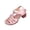 Pink, variant on Women's Retro Sandals Block Heel Casual Fashion Sandals for Summer Solid Color Walking Sandals Pink
