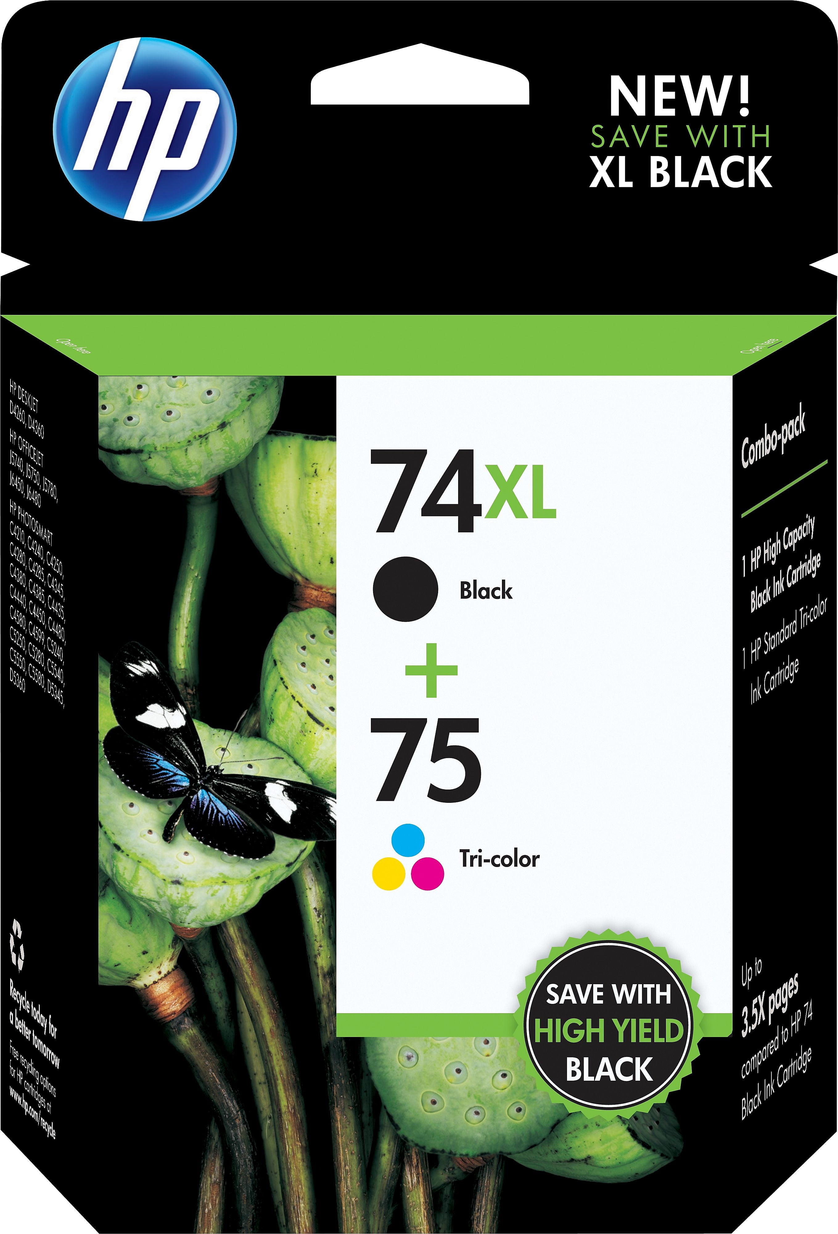 hp ink 74 75 walmart