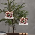 thumbnail image 2 of Decoraciones de Árbol de Navidad Personalizado Familia Bebé Lectura Colgante Conmemorativo, Bucle de Metal para Bolso de Coche Sala de Estar Árbol Puerta Pared Corona Patio, Escribir Nombre Y Mensaje, 2 of 5