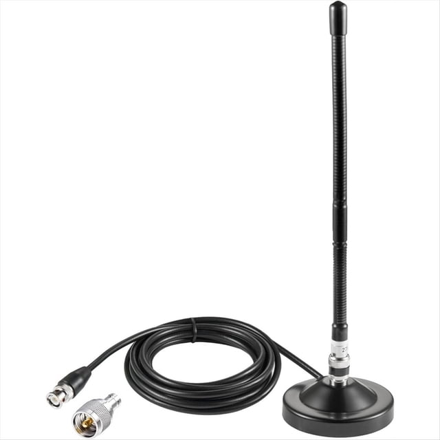 Kit de Antena de Radio CB de LáTigo Suave de EstacióN Base Pesada de Alcance de 27 MHz para EscáNer de Radio CB PortáTil MóVil para Auto y CamióN.