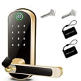 thumbnail image 1 of Smart Fingerprint Door Lock App Remote Control Keyless WIFI Digital Touchscreen Lock NFC IP67 Waterproof With 2 IC Cards ,Easy Installation, 1 of 6
