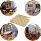 thumbnail image 5 of Cojín cuadrado de felpa para silla, cojín antideslizante cálido para invierno, cojín para silla de comedor para el hogar, 5 of 5