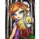 thumbnail image 1 of Pintura de diamante 5D DIY Taladro redondo completo Chica de dibujos animados Kit Decoración para el hogar Arte Artesanía Hugtrwg Para estrenar, 1 of 9
