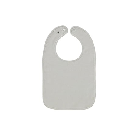 Baby Bibs Solod Color Burp Cloths Infant Boys Girls Adorable Absorbent Feeding Soft Toddler Bibs Light Gray