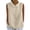 501_Beige, variant on Womens Tops Dressy Casual Women's Fashion Casual Solid Color Loose Lapel Sleeveless Vest