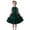 1#Dark Green, variant on Tiijoy Toddler Girls Sleeveless Polo Dress Casual Tiered Midi Skater Dress, Sizes 2-3