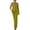 Yellow, variant on CHUMUD Womens 2 Pieces Set Lady Summer Casual Suits Vest Pants Elegant Waistcoat Going Out Business Office Work