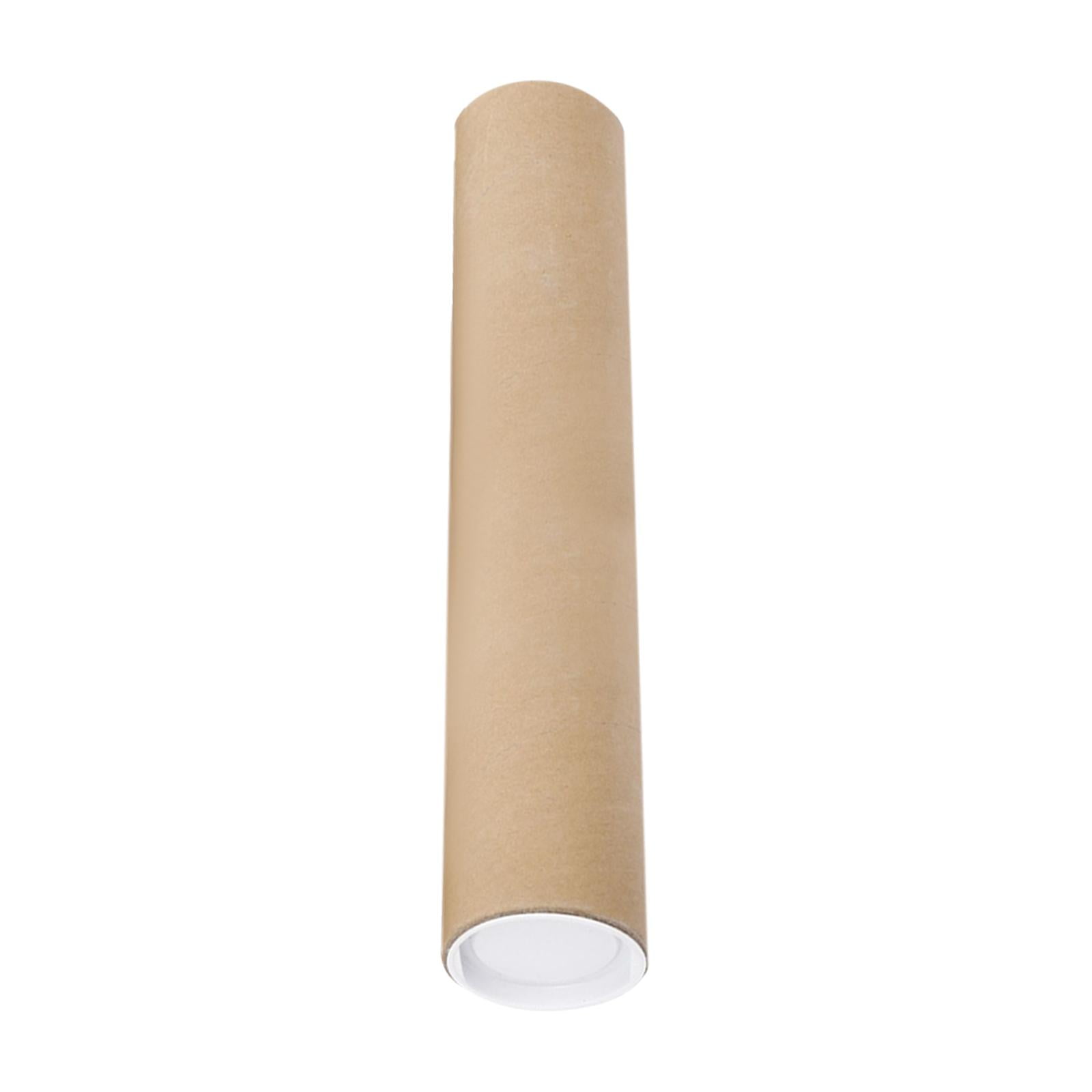 Poster Tubes with Caps Storage Large Round Cardboard Postal Tube Protector  Tube Packing Tubes for Roll Blueprint Poster Document Shipping 27.5inch